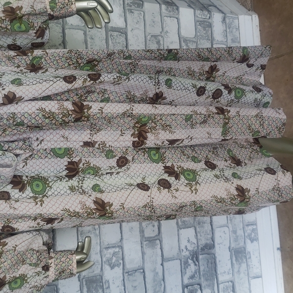 Cream Vintage Secretary Dress 70s 80s - Picture 5 of 9